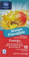 slide 1 of 1, Kroger Sugar-Free Energy Mango Pineapple Instant Drink Mix, 1.76 oz
