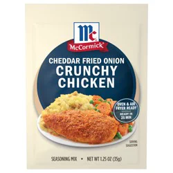 McCormick Crunchy Chicken Seasoning Mix – Cheddar Fried Onion