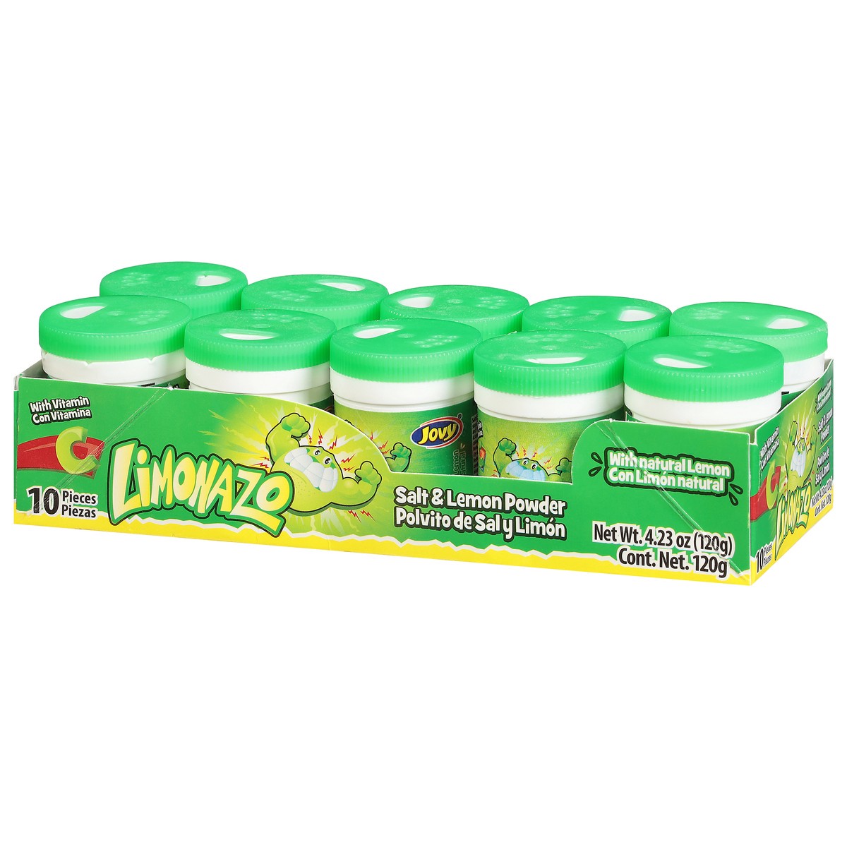 slide 9 of 9, Jovy Limonazo Salt & Lemon Powder with Natural Lemon 10 ea, 10 ct
