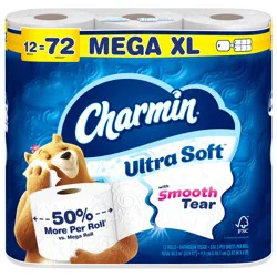 Charmin Ultra Soft Toilet Paper 12 Mega XL Rolls, 336 Sheets Per Roll