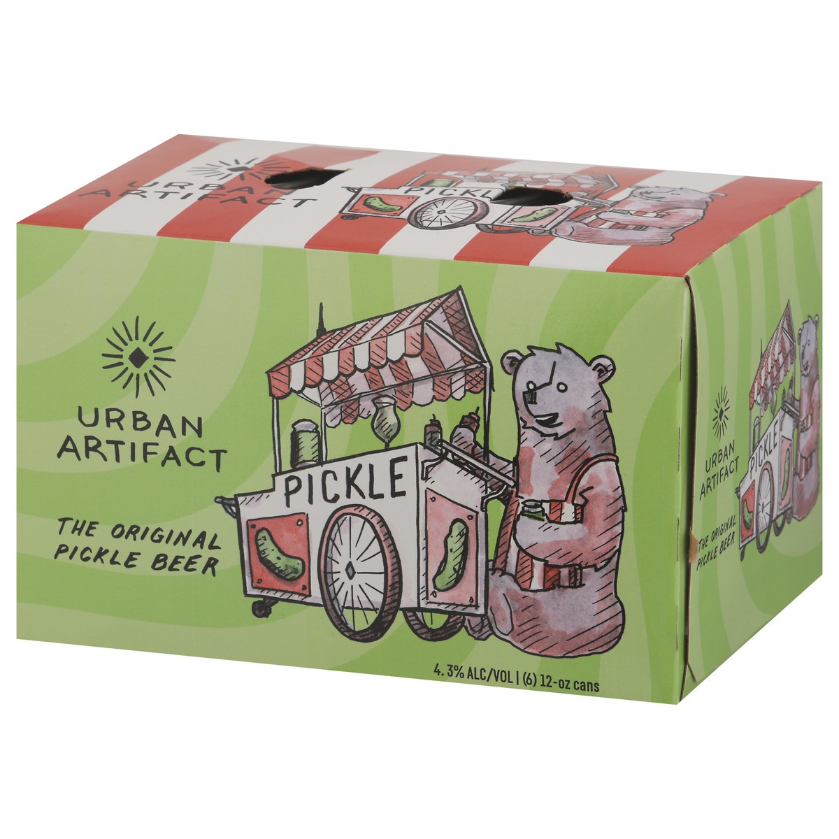 slide 6 of 11, Urban Artifact The Original Pickle Beer 6 - 12 oz Cans, 6 ct; 12 fl oz