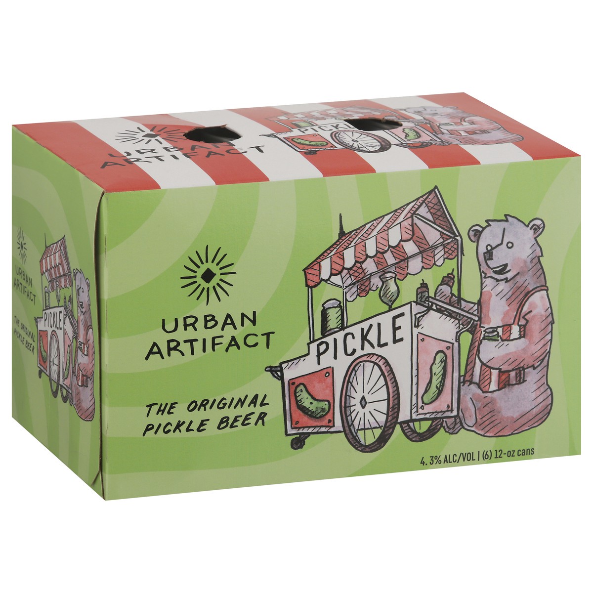 slide 9 of 11, Urban Artifact The Original Pickle Beer 6 - 12 oz Cans, 6 ct; 12 fl oz