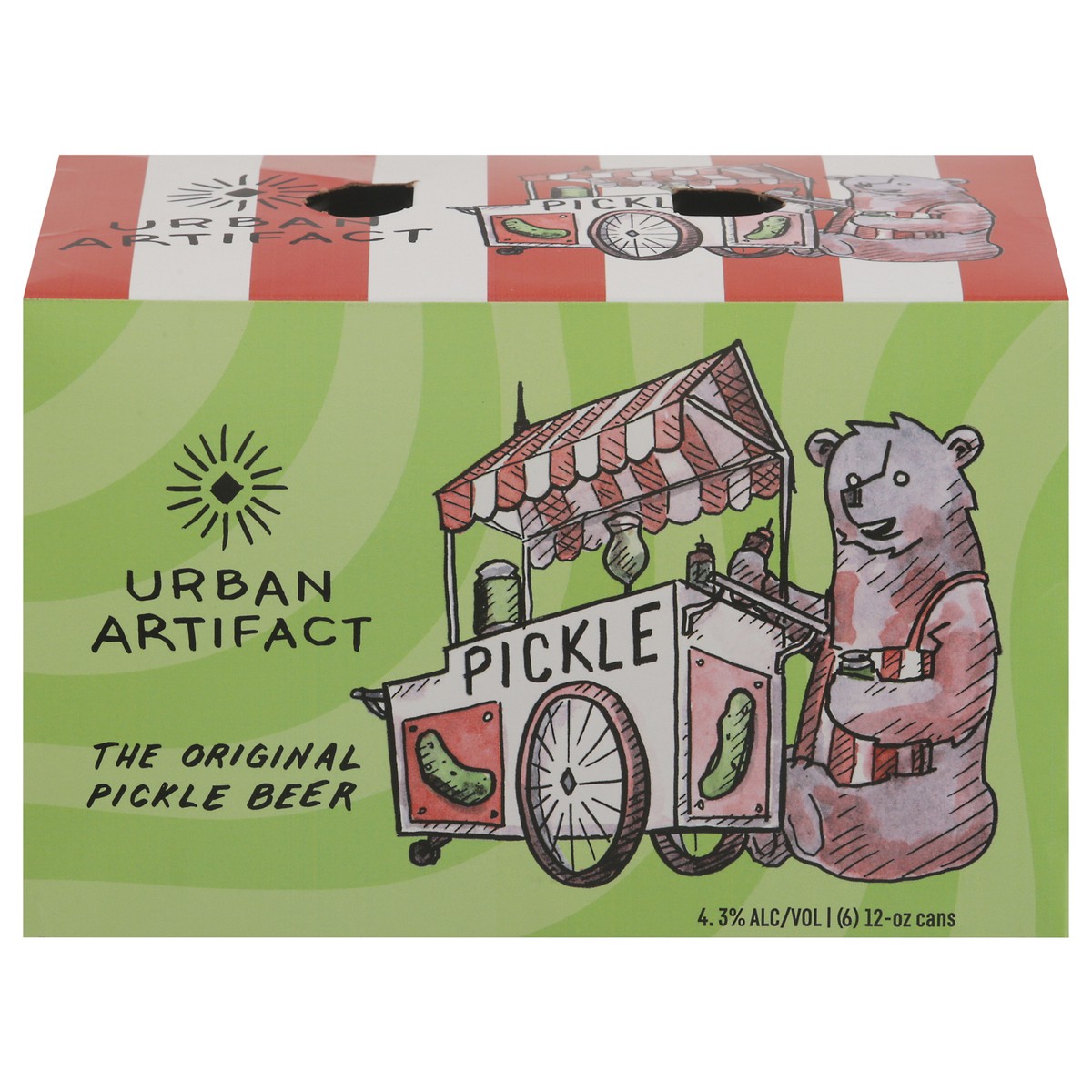 slide 2 of 11, Urban Artifact The Original Pickle Beer 6 - 12 oz Cans, 6 ct; 12 fl oz