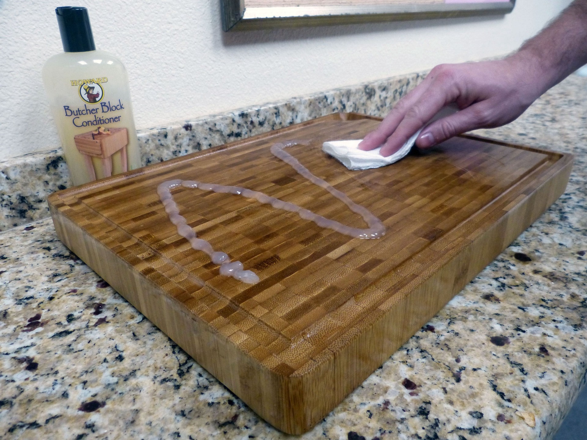 slide 2 of 5, Howard Clear Food-grade Mineral Butcher Block Oil (12-oz), 1 ct