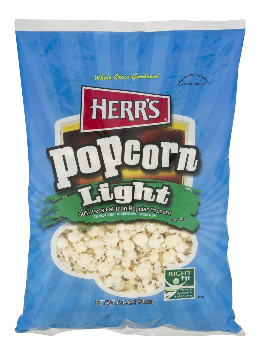 slide 1 of 1, Herr's Light Popcorn, 6.5 oz