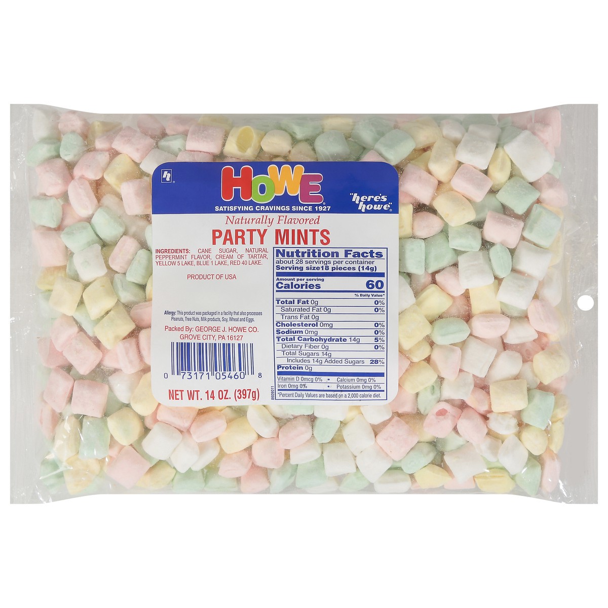 slide 1 of 9, Howe Party Mints - 14 Oz, 14 oz