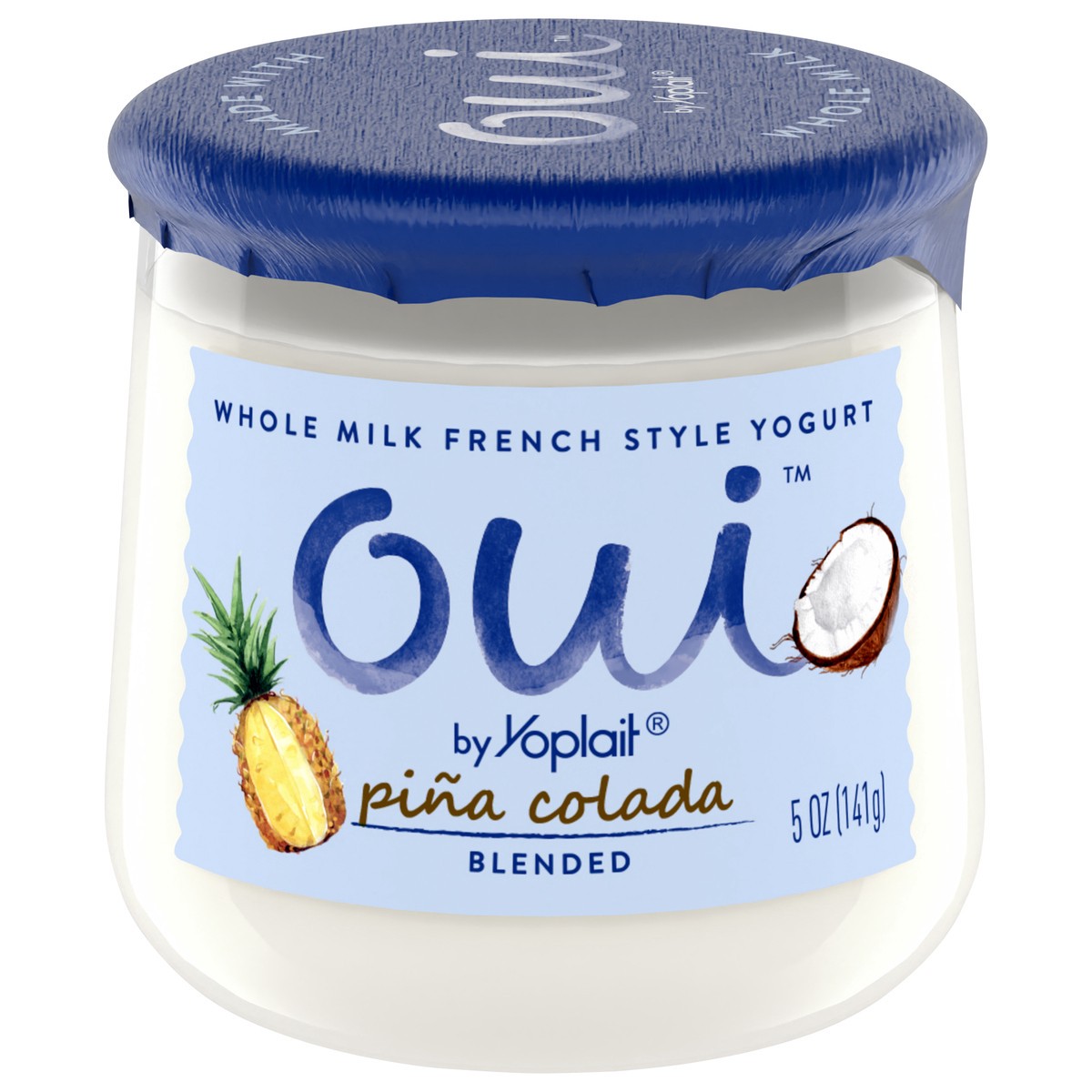 slide 1 of 14, Yoplait Oui Pina Colada, 5 oz
