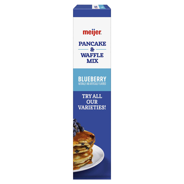 slide 8 of 29, Meijer Blueberry Pancake & Waffle Mix, 28 oz