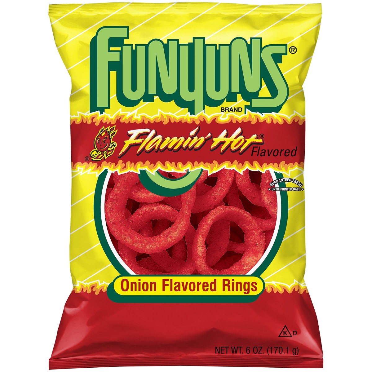 slide 2 of 4, Funyuns Onion Flavored Rings, 6 oz