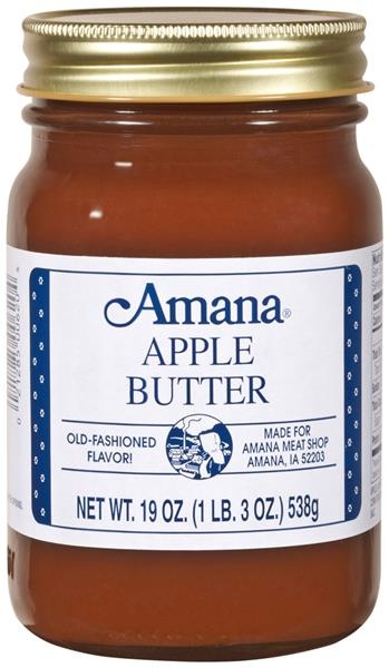 slide 1 of 1, Amana Apple Butter, 19 oz