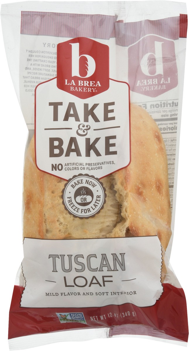 slide 6 of 9, La Brea Bakery Take & Bake Tuscan Loaf 12 oz, 12 oz
