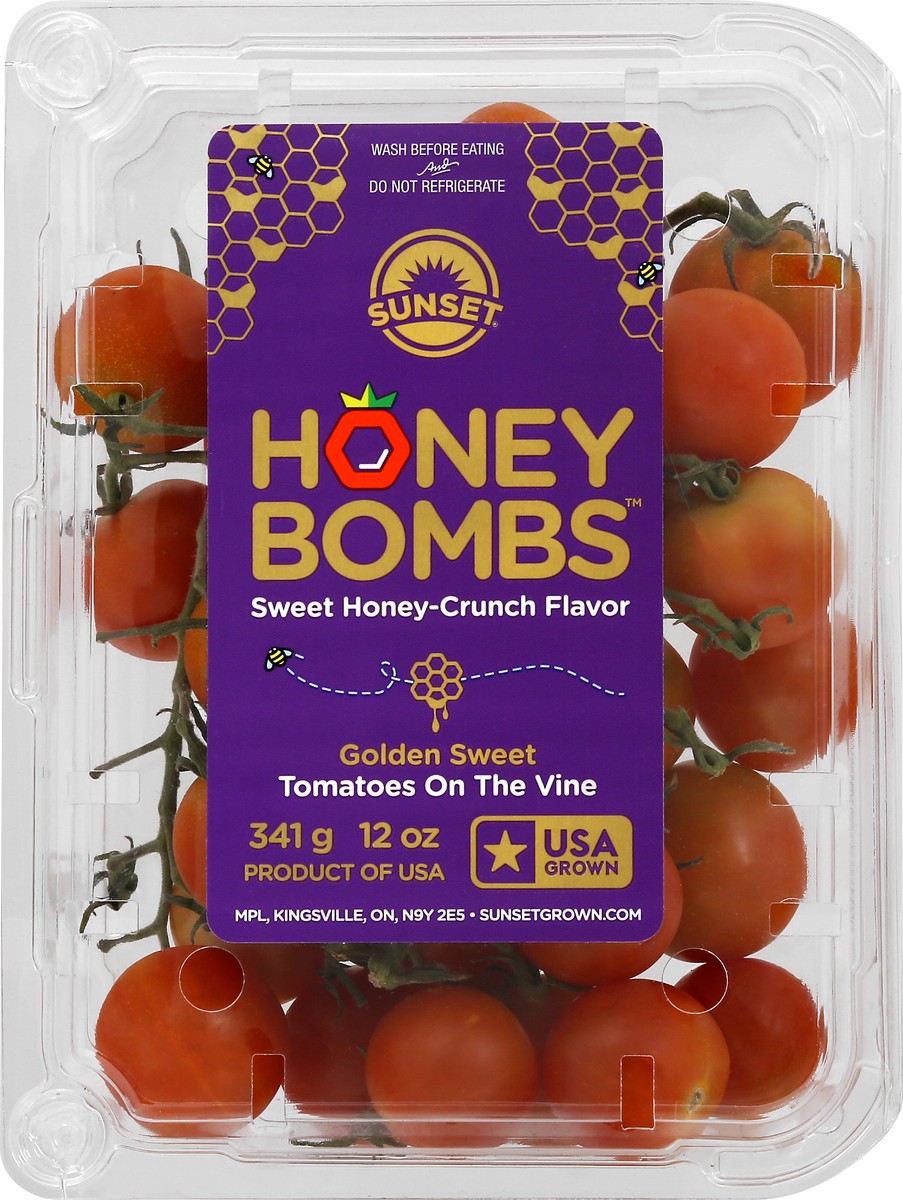 slide 6 of 9, SUNSET Honey Bombs Tomatoes On The Vine, 12 oz