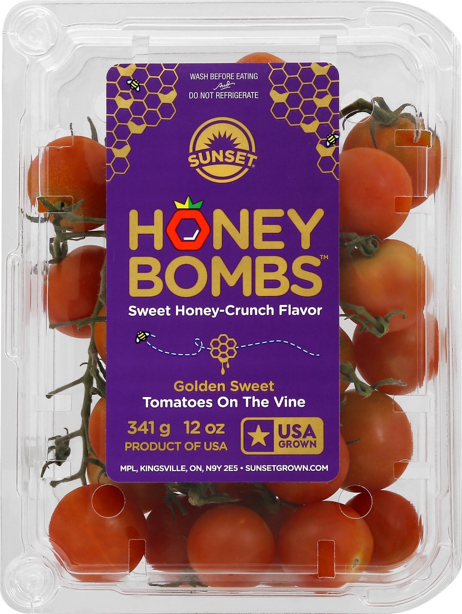 slide 4 of 9, SUNSET Honey Bombs Cherry Tomatoes On-the-Vine, 12oz, 12 oz
