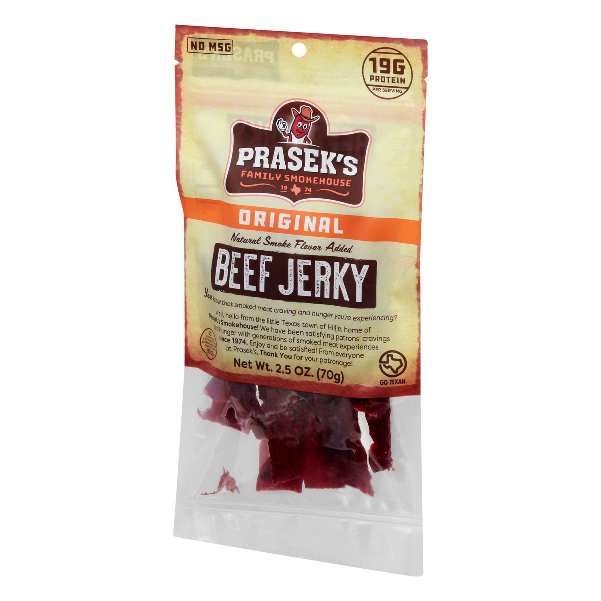 slide 8 of 13, Prasek's Original Beef Jerky 2.5 oz, 2.5 oz