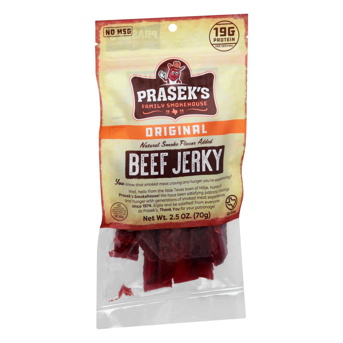 slide 11 of 13, Prasek's Original Beef Jerky 2.5 oz, 2.5 oz