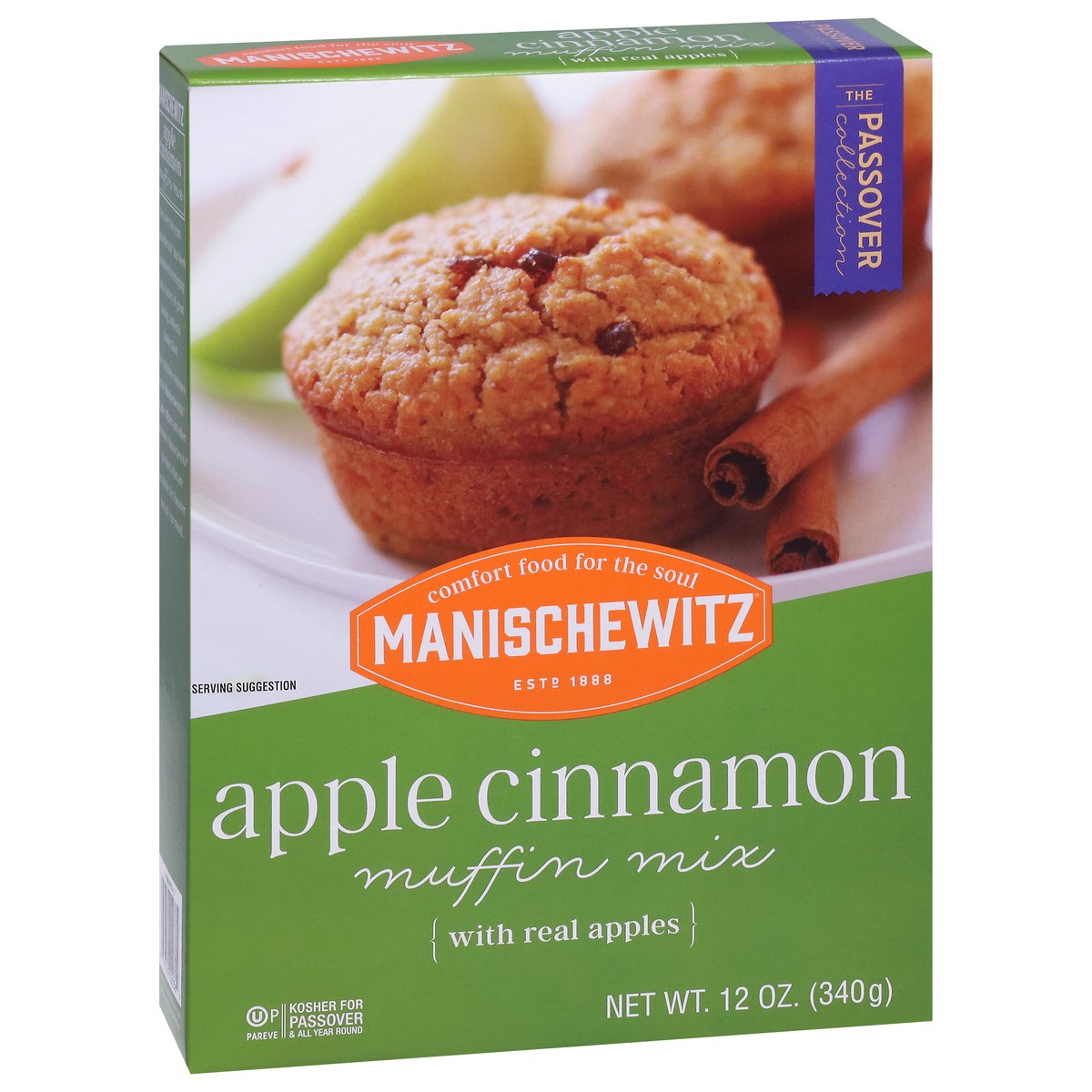 slide 2 of 9, Manischewitz Apple Cinnamon Muffin Mix, 12 oz