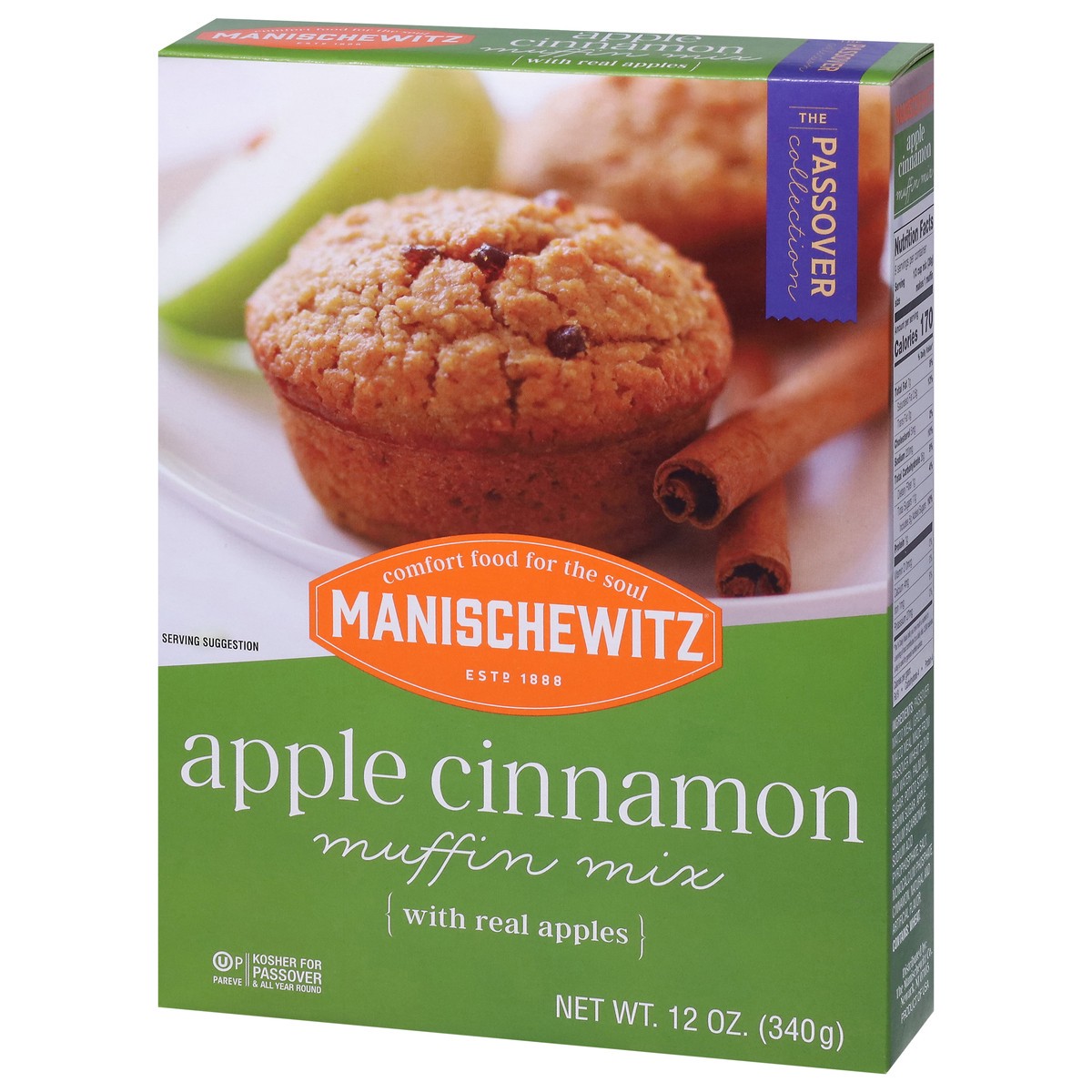 slide 6 of 9, Manischewitz Apple Cinnamon Muffin Mix, 12 oz