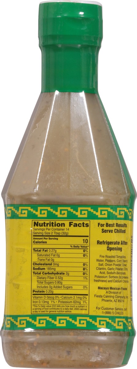 slide 5 of 9, Macayo's Medium Mexican Style Green Taco Sauce 16 oz, 16 oz