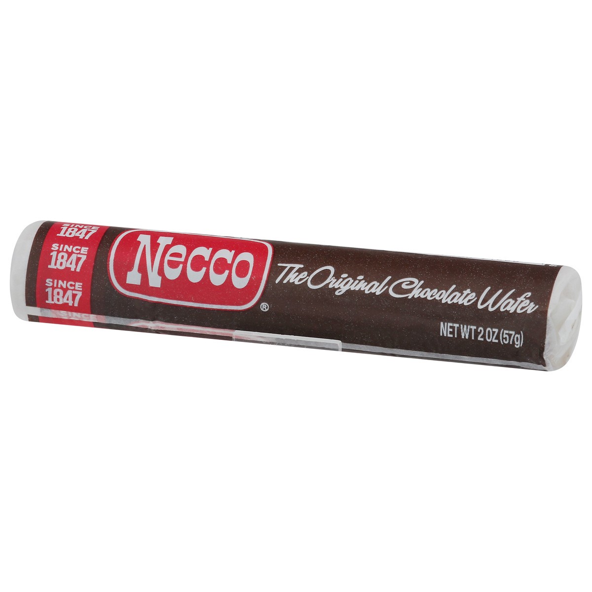 slide 8 of 9, Necco The Original Chocolate Wafer 2 oz Wrapper, 2 oz