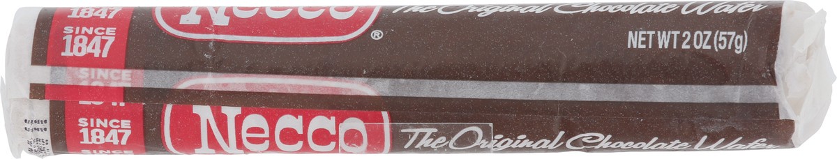 slide 7 of 9, Necco The Original Chocolate Wafer 2 oz Wrapper, 2 oz