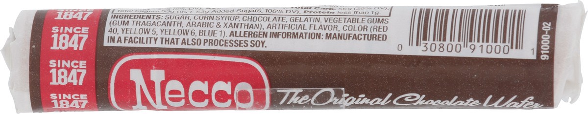 slide 3 of 9, Necco The Original Chocolate Wafer 2 oz Wrapper, 2 oz