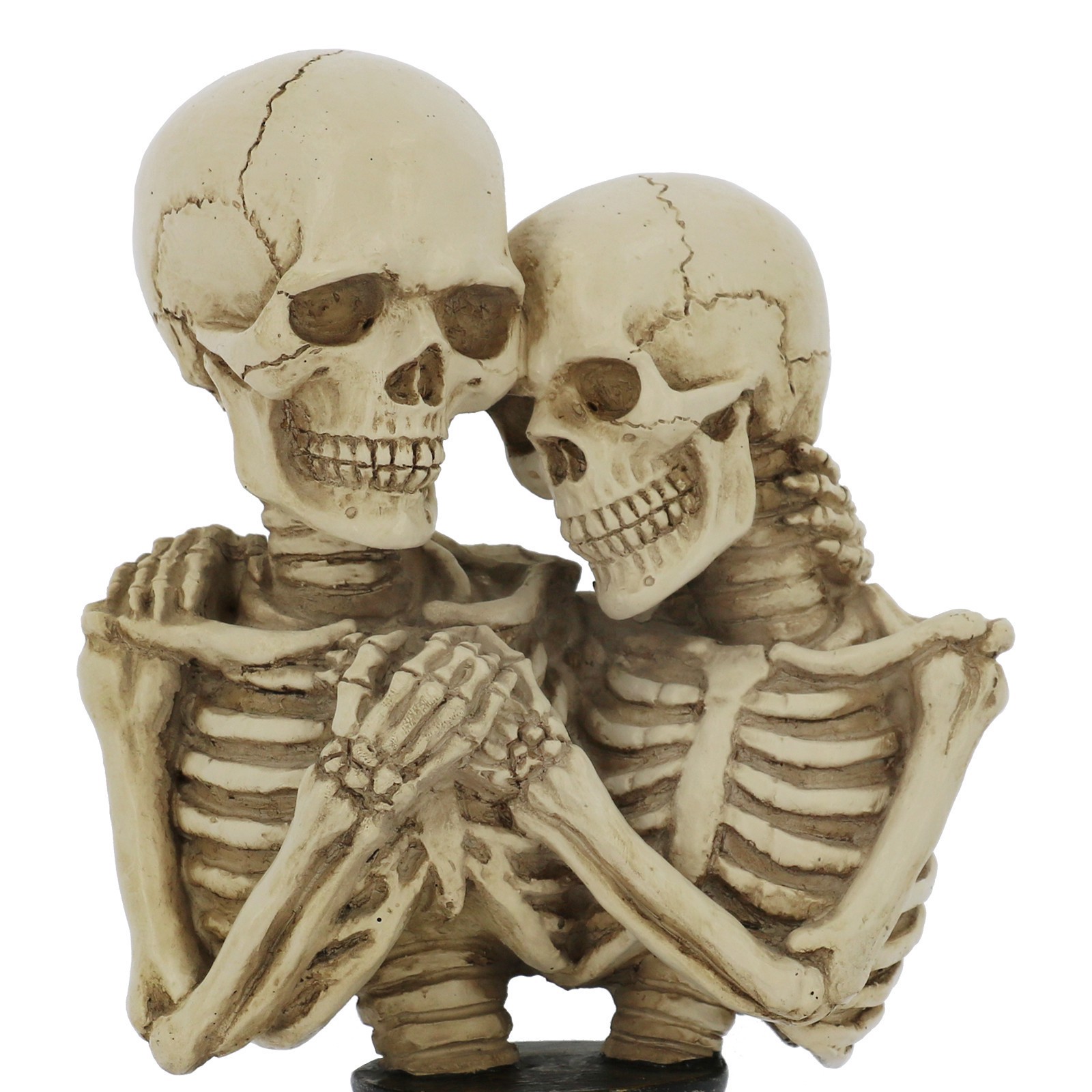 slide 2 of 4, 7.75" Skeleton Couple Bust Tabletop Decor By Ashland, 7.75 in