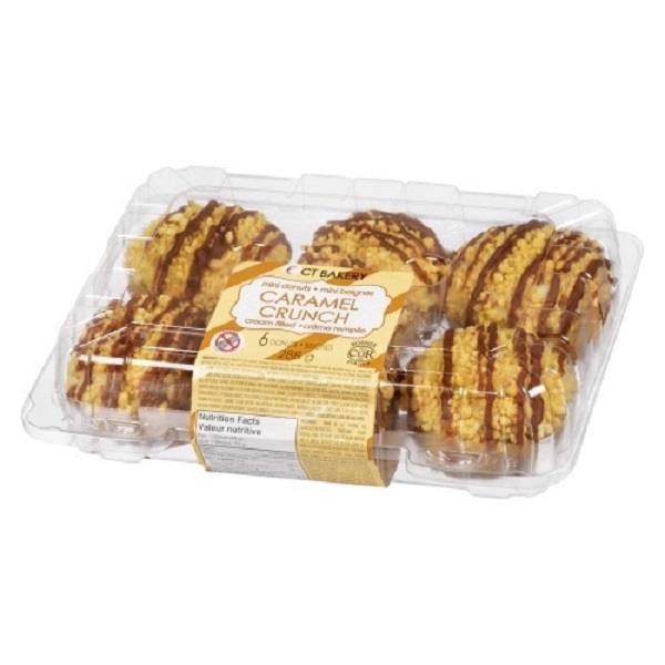 slide 1 of 1, Ct Bakery Mini Caramel Custard Filled Donuts - 14.92Oz, 14.92