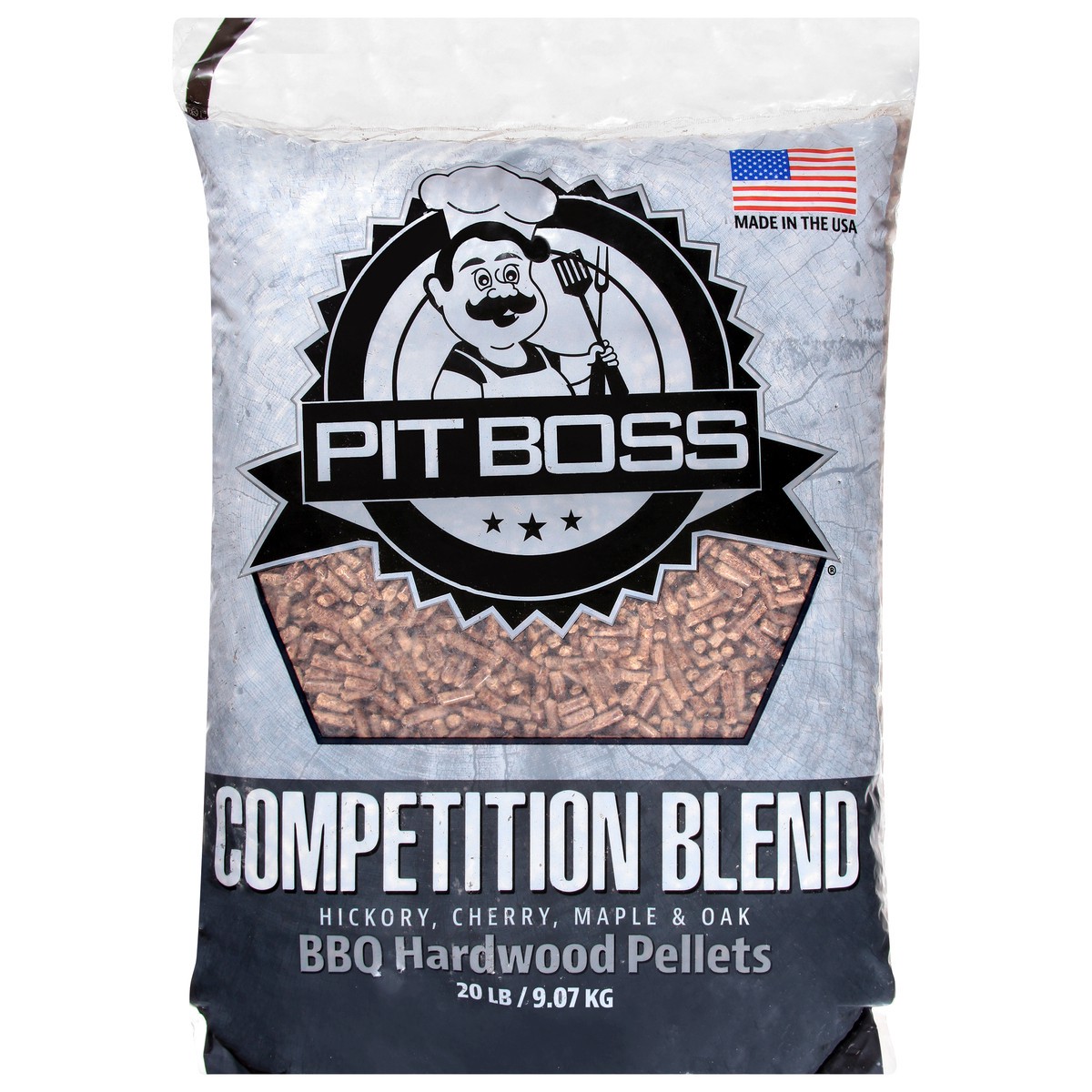 slide 1 of 9, Pit Boss Competition Blend BBQ Hardwood Pellets 20 lb, 1 ct