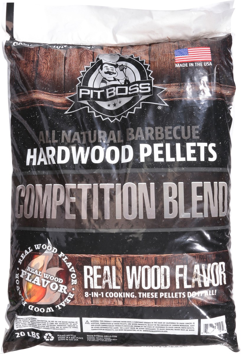 slide 2 of 9, Pit Boss Competition Blend BBQ Hardwood Pellets 20 lb, 1 ct
