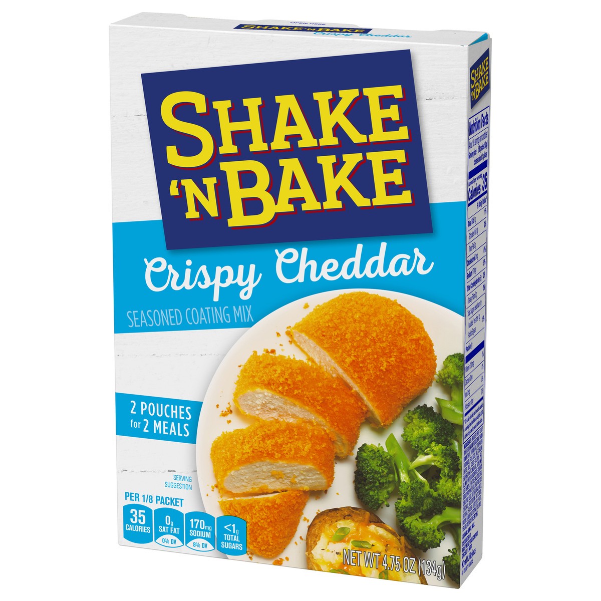 slide 3 of 11, Shake 'n Bake Kraft Shake 'N Bake Crispy Cheddar Seasoned Coating Mix 4.75 oz. Box, 4.75 oz