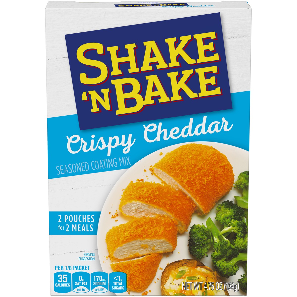 slide 1 of 11, Shake 'n Bake Kraft Shake 'N Bake Crispy Cheddar Seasoned Coating Mix 4.75 oz. Box, 4.75 oz