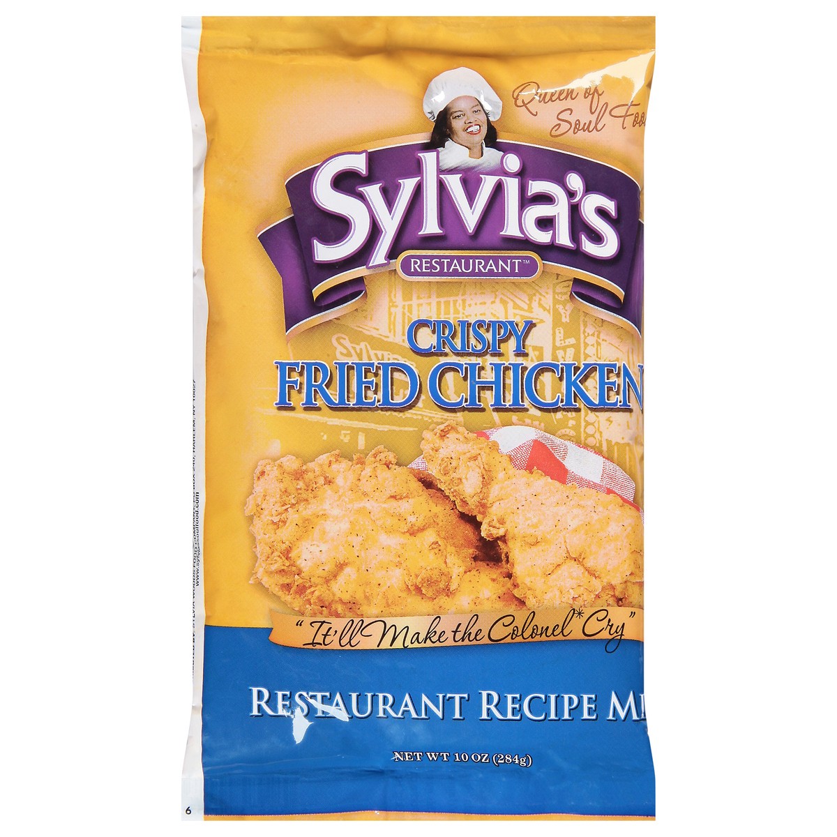 slide 1 of 11, Sylvia's Crispy Fried Chicken, 10 oz