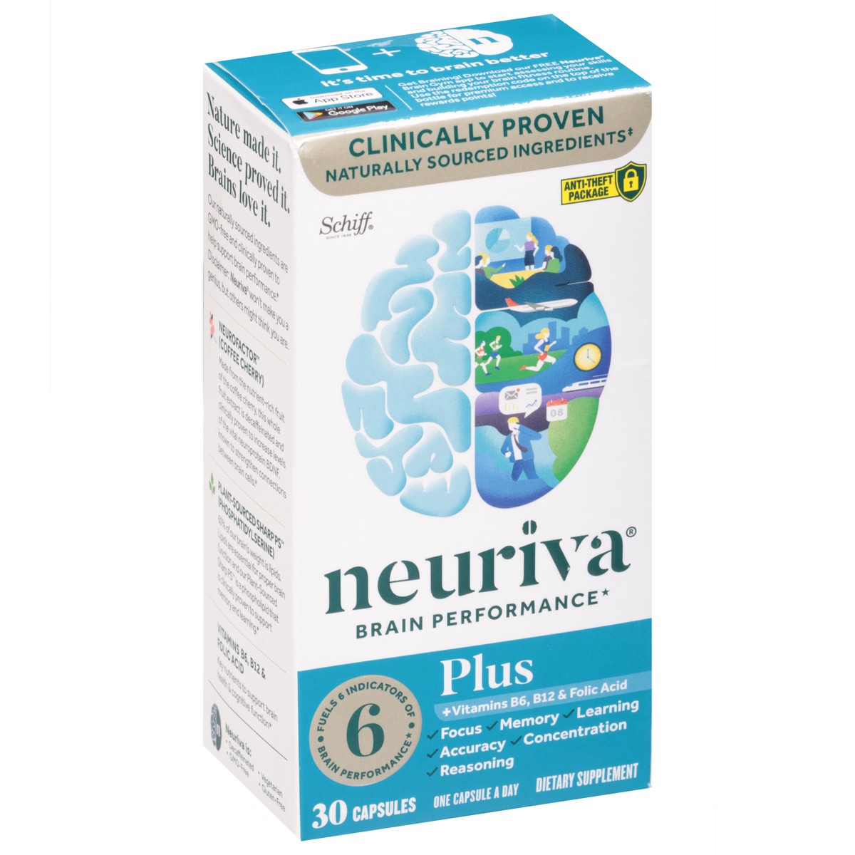 slide 7 of 13, Neuriva Plus Brain Performance Capsules - 30ct, 30 ct