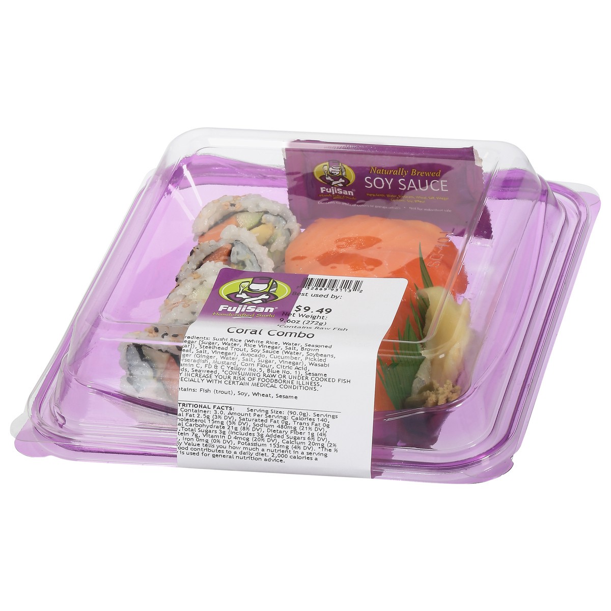 slide 3 of 9, Fujisan Coral Combo 9.6 oz, 10.29 oz