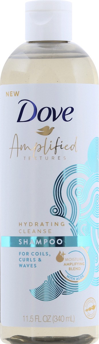 slide 2 of 7, Dove Amplified Textures Sulfate-Free Moisturizing Shampoo Hydrating Cleanse, 11.5 oz, 11.5 oz