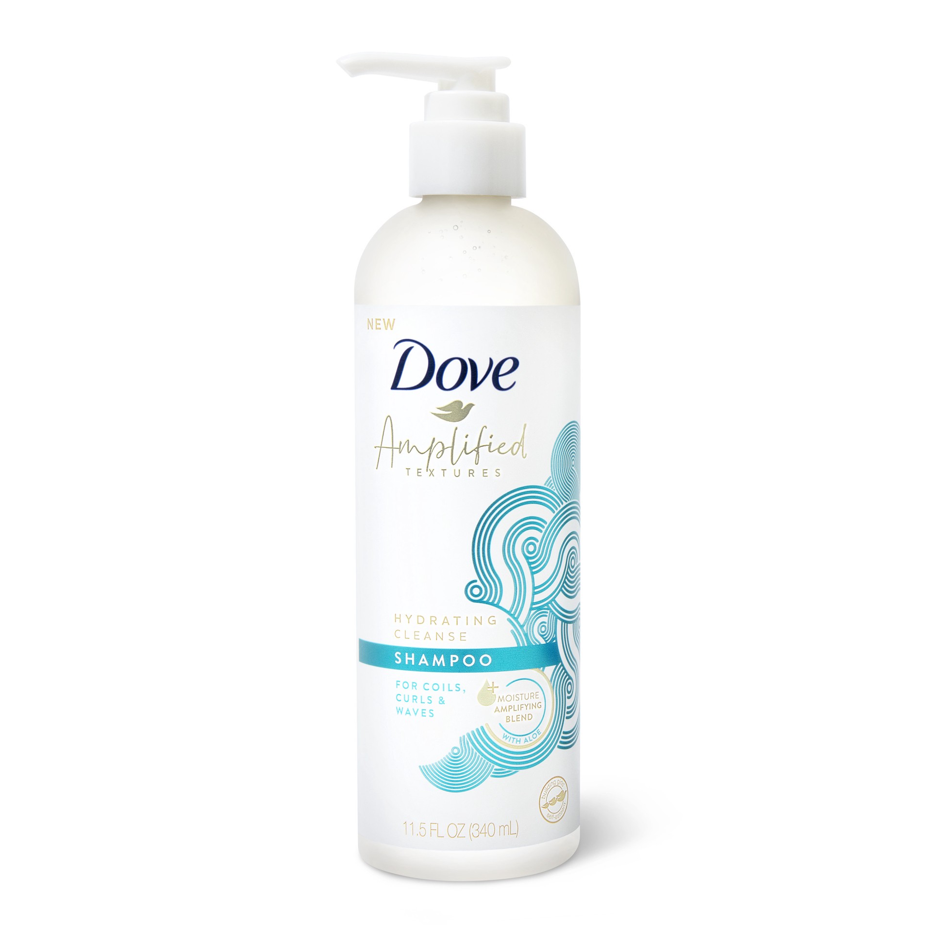 slide 1 of 7, Dove Amplified Textures Sulfate-Free Moisturizing Shampoo Hydrating Cleanse, 11.5 oz, 11.5 oz