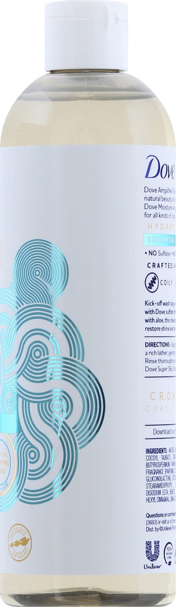 slide 5 of 7, Dove Amplified Textures Sulfate-Free Moisturizing Shampoo Hydrating Cleanse, 11.5 oz, 11.5 oz