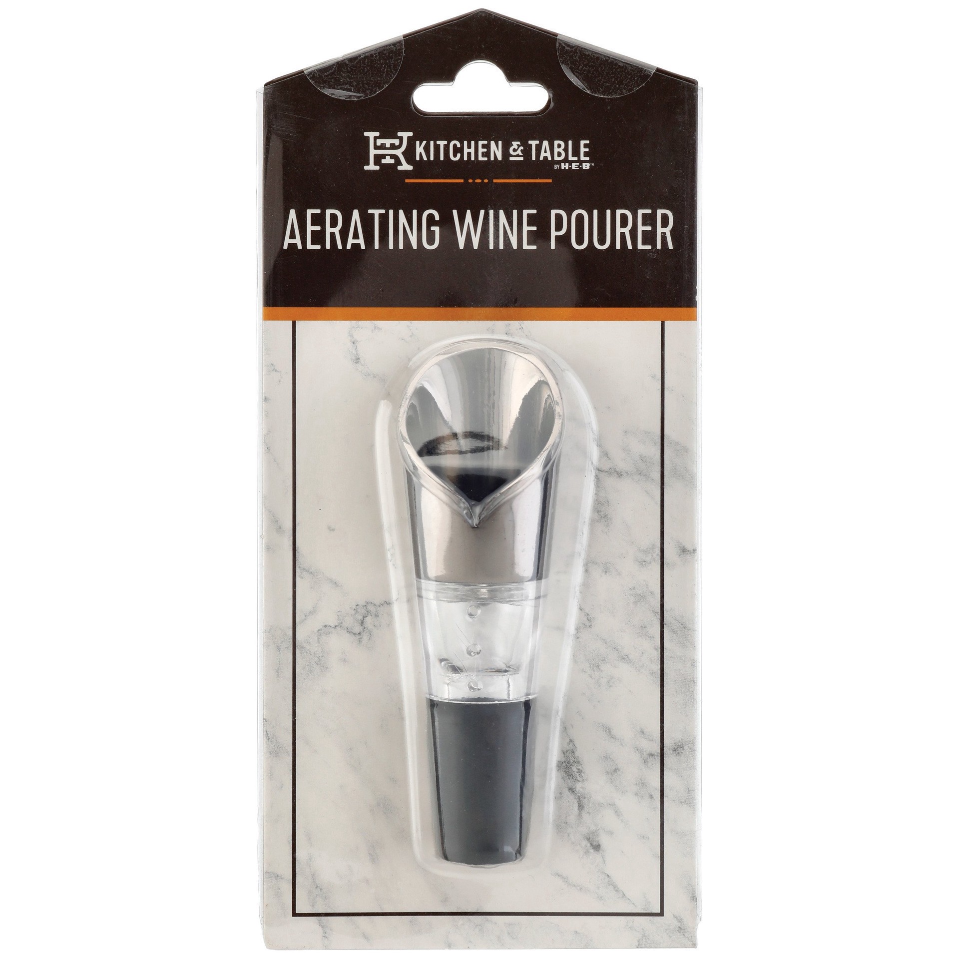 slide 1 of 1, Ktchen & Table by H-E-B Kitchen & Table by H-E-B Aerating Wine Pourer, 1 ct