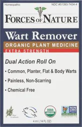 Forces of Nature Organic Extra Strength Wart Remover 0.14 fl oz