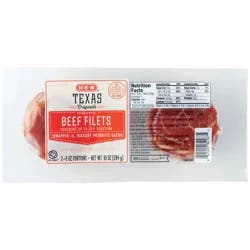 H-E-B Texas Originals Beef Filets Wrapped in Hickory and Mesquite Smoked Bacon