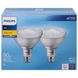 Philips 10-Watt (90-Watt) Medium Base Par38 Led Light Bulbs