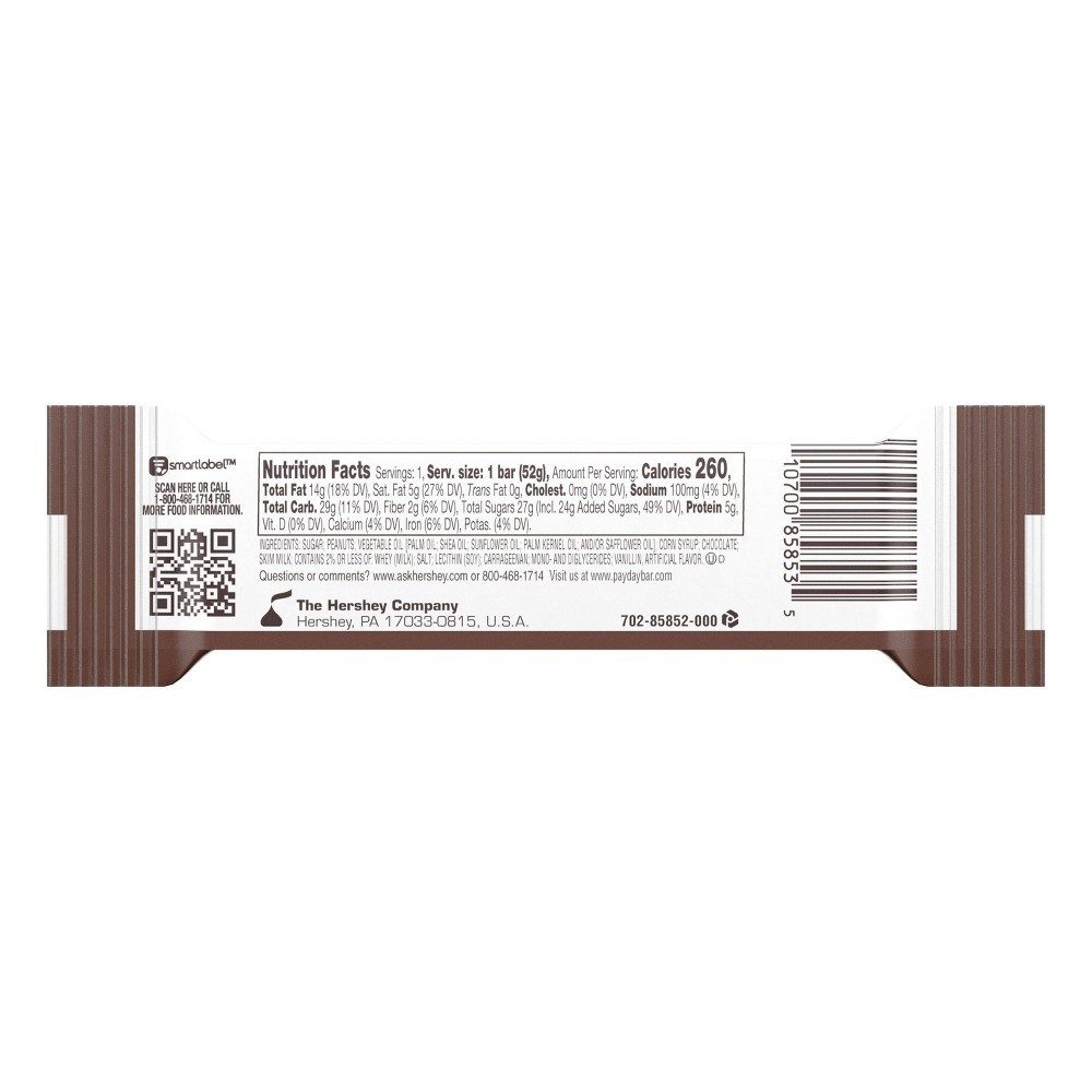 slide 4 of 5, PAYDAY PAY DAY Chocolatey Peanut Caramel Candy, 1.85 oz, bar (24 count), 1.85 oz