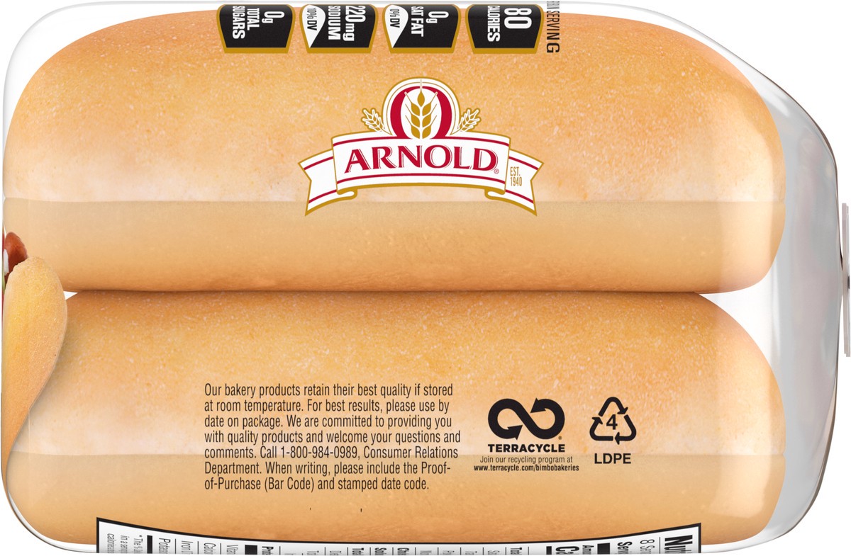 slide 7 of 7, Arnold Keto Buns, 8 count, 12 oz, 8 ct