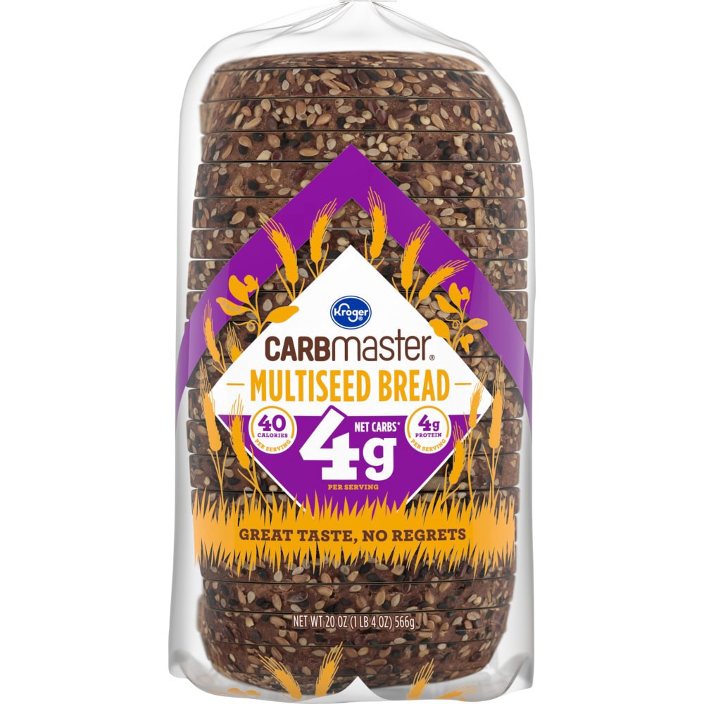 slide 2 of 2, Kroger Carbmaster Multi Seed Bread, 20 oz