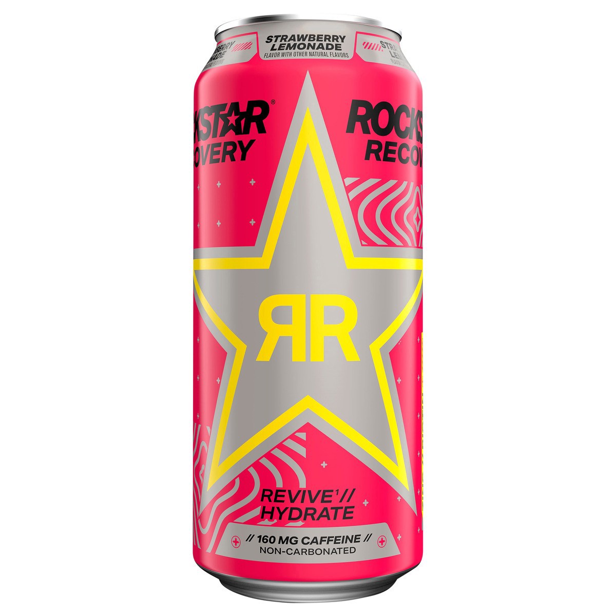 slide 10 of 11, Rockstar Recovery Energy Drink Strawberry Lemonade - 16 fl oz, 16 fl oz