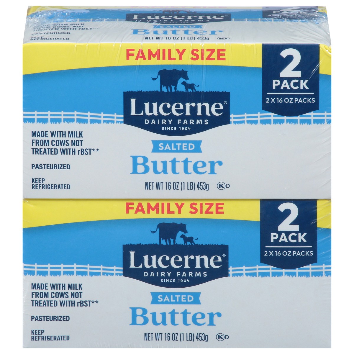slide 3 of 4, Lucerne Sweet Cream Butter Quarters 2 Pk 2 Pound - 2 Lb, 2 lb