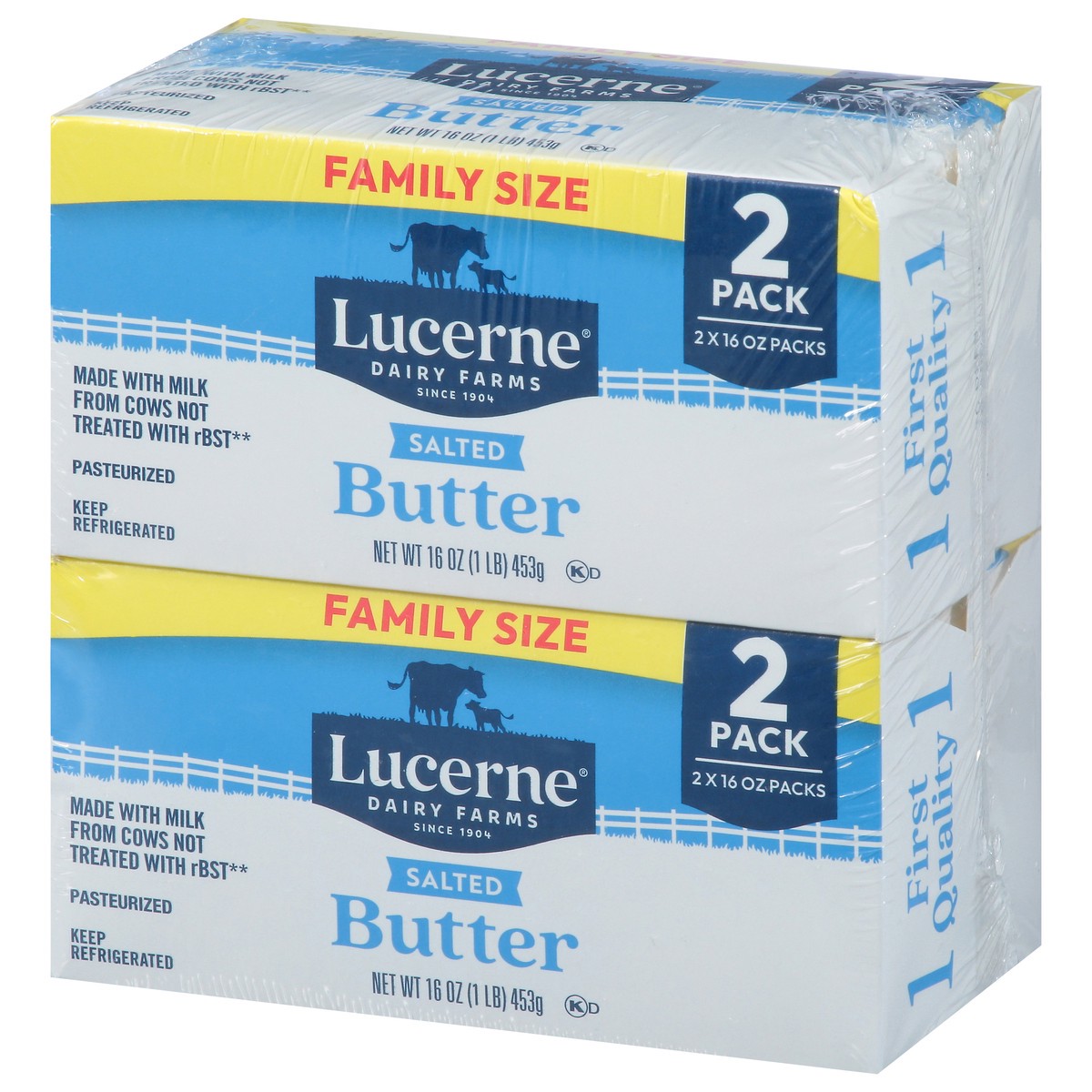 slide 4 of 4, Lucerne Sweet Cream Butter Quarters 2 Pk 2 Pound - 2 Lb, 2 lb