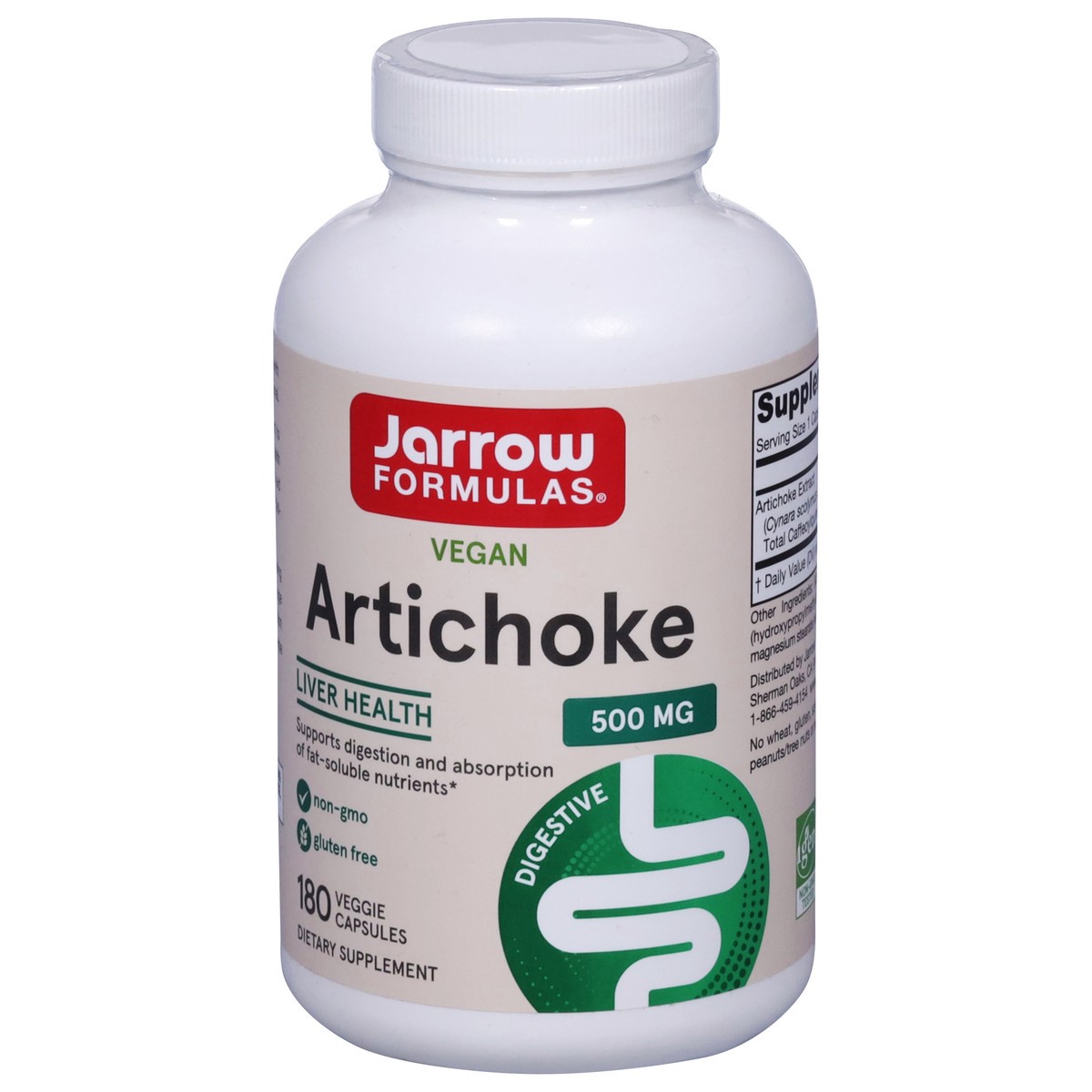 slide 6 of 13, Jarrow Formulas 500 mg Artichoke 180 Veggie Capsules, 180 ct