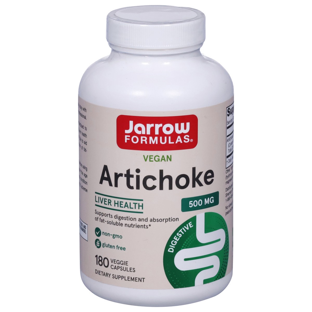 slide 10 of 13, Jarrow Formulas 500 mg Artichoke 180 Veggie Capsules, 180 ct