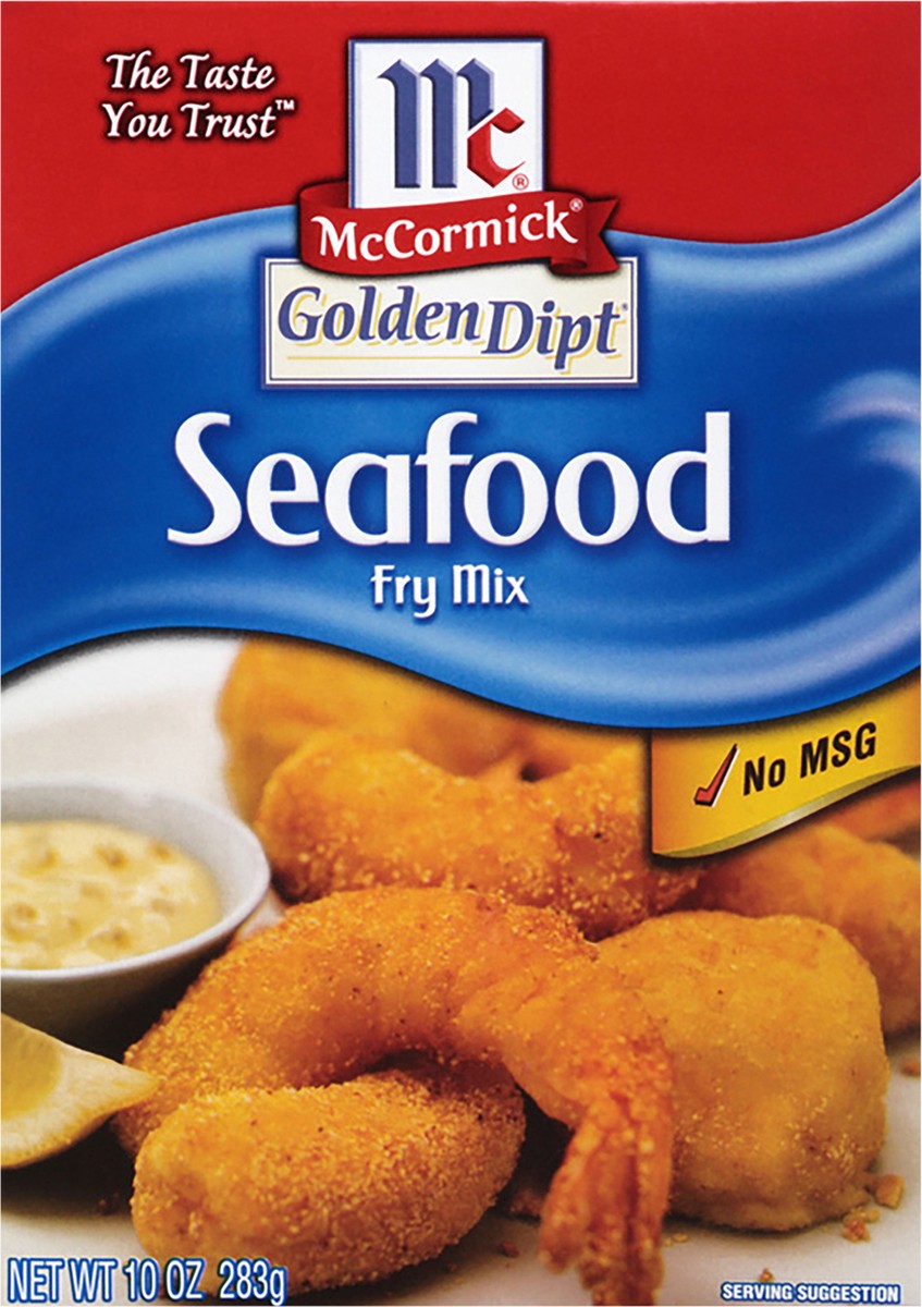 slide 4 of 9, McCormick Golden Dipt Fry Mix - Seafood, 10 oz